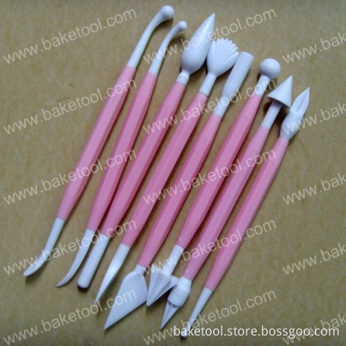 8pcs plastic cake decorating modeling tools set (JG0146P)
